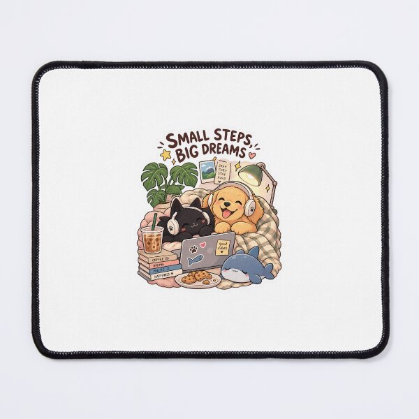 Item preview, Small Steps Big Dreams Cozy Sticker designed and sold by Vexo P.