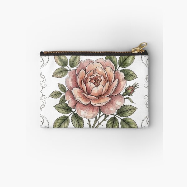 Item preview, Vintage Watercolor Wild Rose Botanical Tile designed and sold by 0Zetgest.