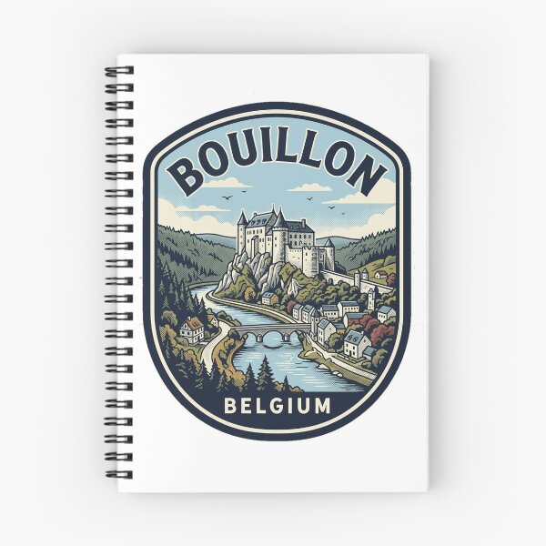Item preview, Vintage Bouillon Belgium Castle Travel Badge designed and sold by k3rstman1.