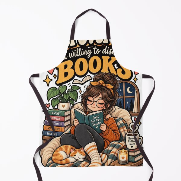 Item preview, Introverted But Willing To Discuss Books Cute Book Lover Reading Design designed and sold by ArhaanFashions.