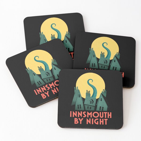 Item preview, Innsmouth by Night – Moonlit Rooftop Tentacle designed and sold by Fenay Designs.