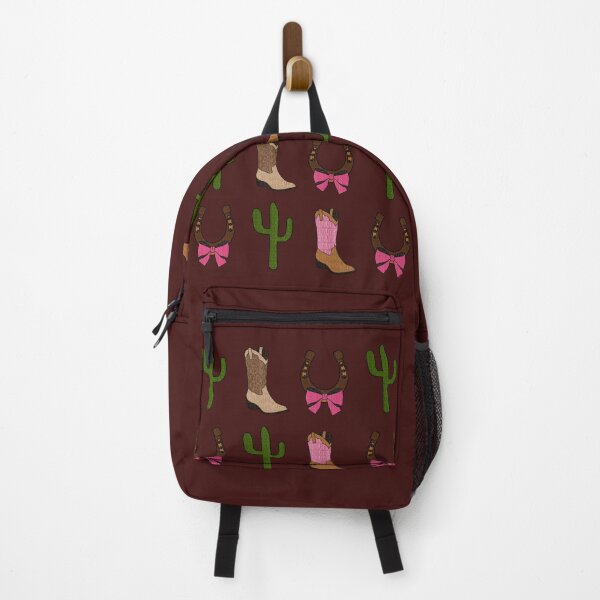 Item preview, Pink Cowgirl Western Pattern with Boots, Horseshoes and Cactus designed and sold by May23ELA.