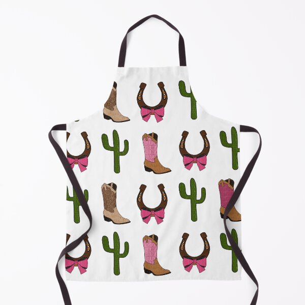 Item preview, Pink Cowgirl Western Pattern with Boots, Horseshoes and Cactus designed and sold by May23ELA.