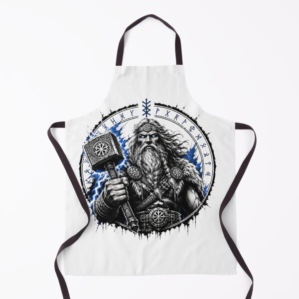 Item preview, Odin God of War | Norse Viking God | Blue Rune Warrior designed and sold by Bizon2910.