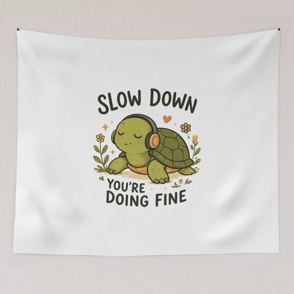Item preview, Slow Down Youre Doing Fine designed and sold by maximinano100k.