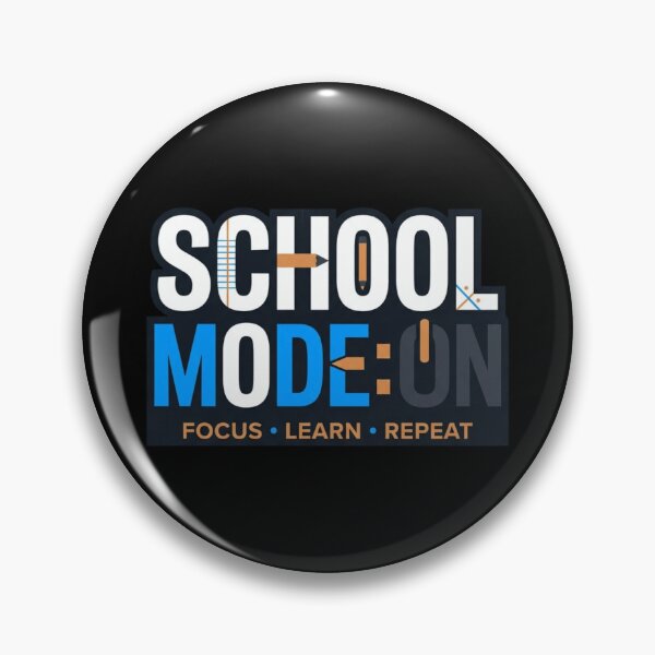 Item preview, School Mode On | Back to School Premium Student Typography designed and sold by Amr Darwish Graphic designer.