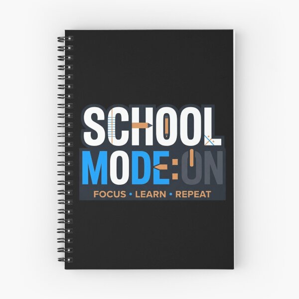 Item preview, School Mode On | Back to School Premium Student Typography designed and sold by Amr Darwish Graphic designer.