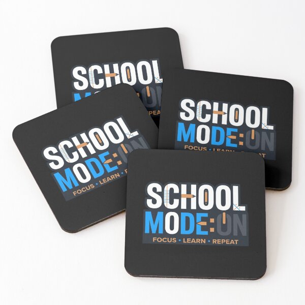 Item preview, School Mode On | Back to School Premium Student Typography designed and sold by Amr Darwish Graphic designer.