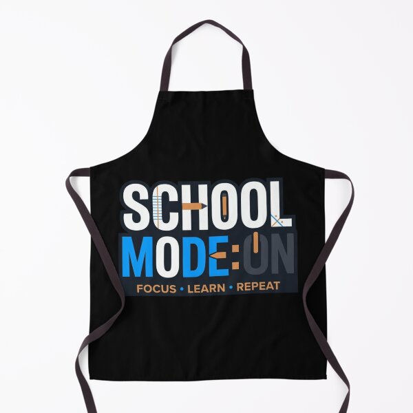 Item preview, School Mode On | Back to School Premium Student Typography designed and sold by Amr Darwish Graphic designer.