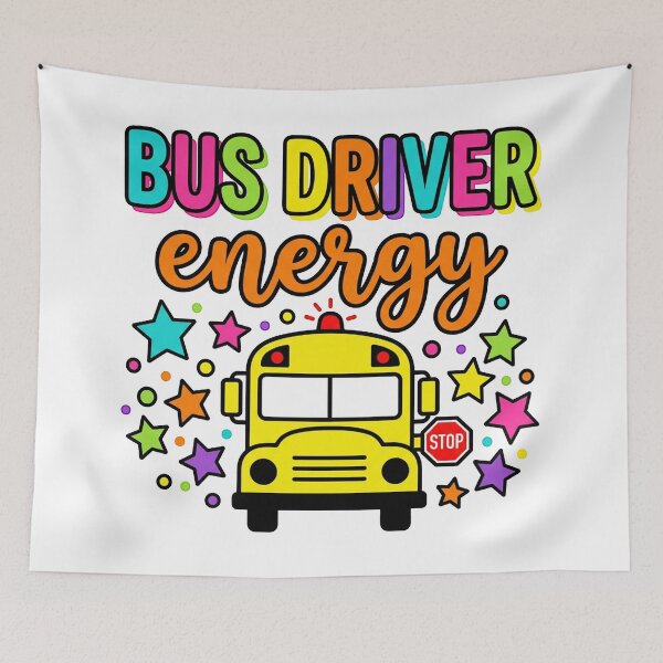 Item preview, Bus Driver Energy — Funny School Bus Driver Appreciation Shirt designed and sold by Uglyandcute.