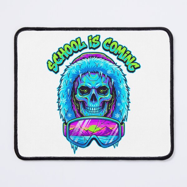 Item preview, School Is Coming Cyber Skull Winter Parka designed and sold by questark.