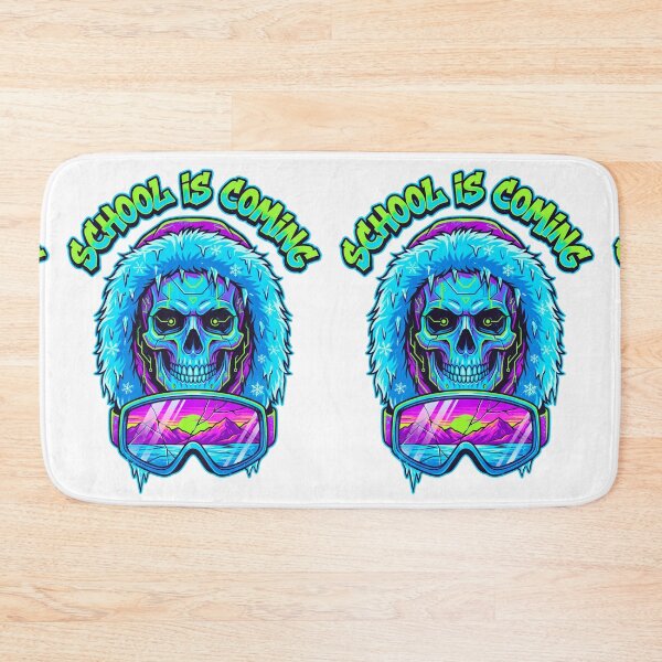 Item preview, School Is Coming Cyber Skull Winter Parka designed and sold by questark.