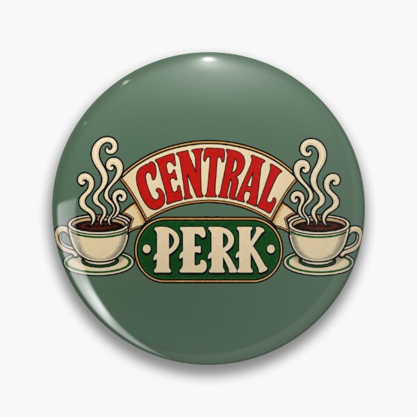 Item preview, Central Perk Cafe Friends TV Series Logo 1960 psychedelic designed and sold by killem667.