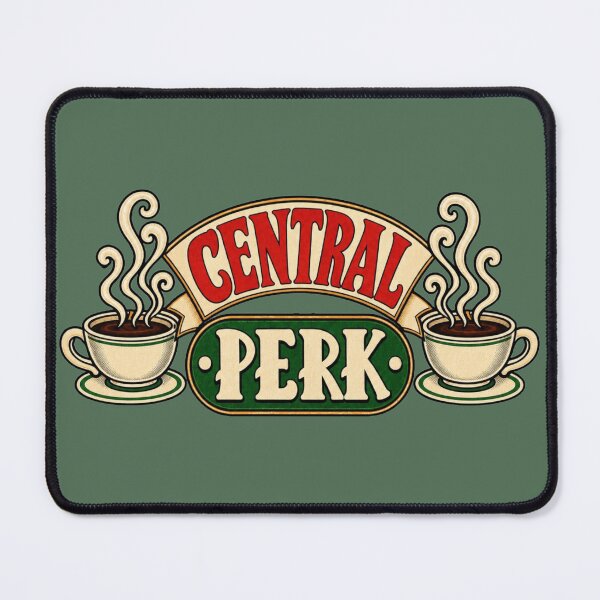 Item preview, Central Perk Cafe Friends TV Series Logo 1960 psychedelic designed and sold by killem667.