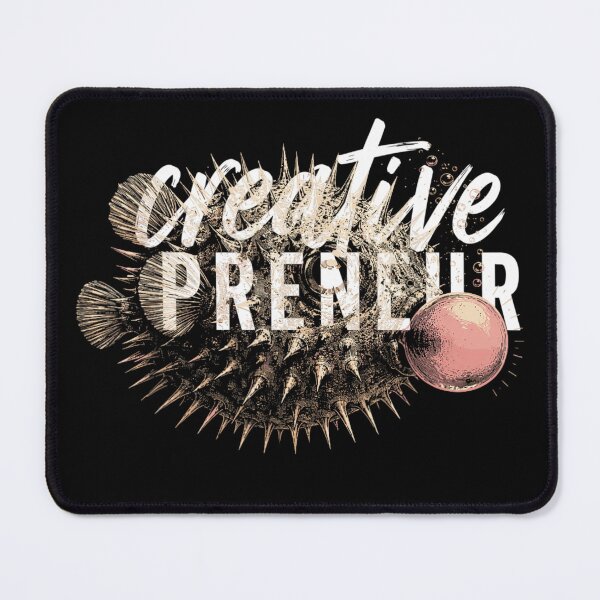 Item preview, Funny Creativepreneur Pufferfish Bubblegum Entrepreneur Small Business Owner Artist Graphic designed and sold by LizzyKeiko.
