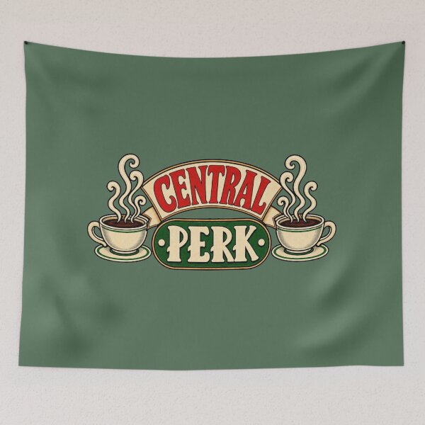 Item preview, Central Perk Cafe Friends TV Series Logo 1960 psychedelic designed and sold by killem667.