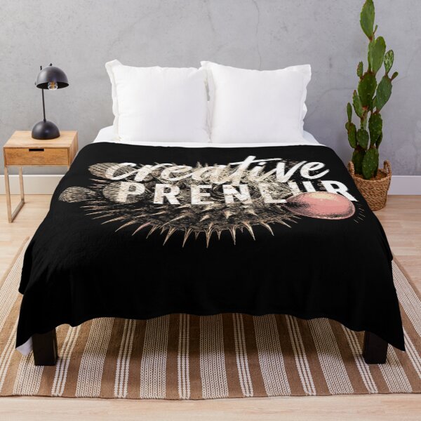 Item preview, Funny Creativepreneur Pufferfish Bubblegum Entrepreneur Small Business Owner Artist Graphic designed and sold by LizzyKeiko.