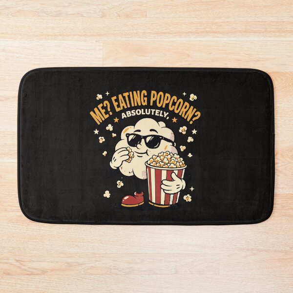 Item preview, Me Eating Popcorn Absolutely Cool Retro Cartoon Character Classic T-Shirt designed and sold by pawsome purrfect.