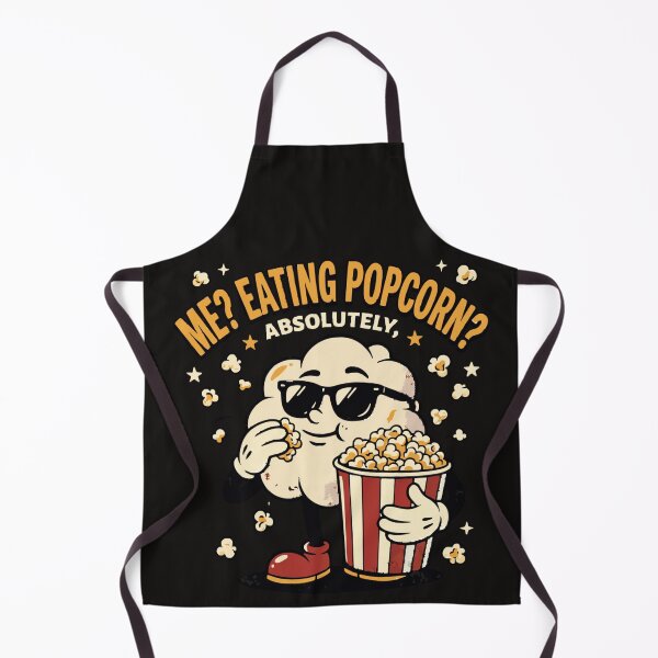 Item preview, Me Eating Popcorn Absolutely Cool Retro Cartoon Character Classic T-Shirt designed and sold by pawsome purrfect.
