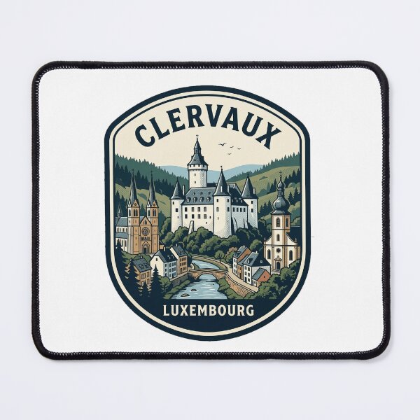 Item preview, Vintage Clervaux Luxembourg Castle Travel Badge designed and sold by k3rstman1.