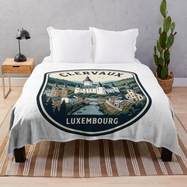 Item preview, Vintage Clervaux Luxembourg Castle Travel Badge designed and sold by k3rstman1.