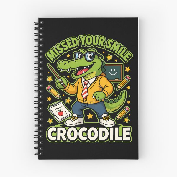 Item preview, Missed Your Smile Crocodile Cute Teacher Outfit designed and sold by Redgiant87x.