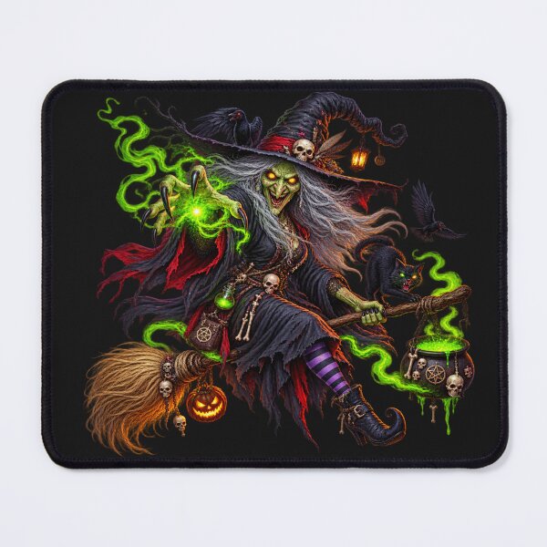 Item preview, Witch – Dark Halloween Magic & Spooky Fantasy designed and sold by DoodleWorld Studio .