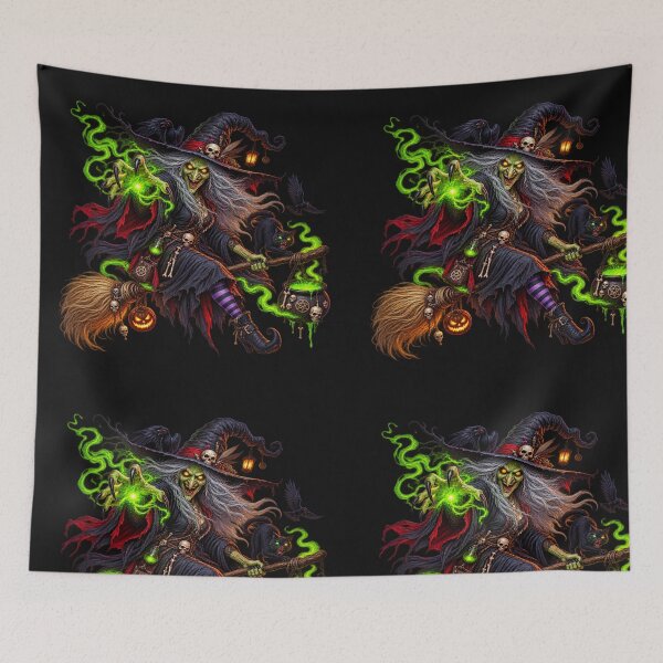 Item preview, Witch – Dark Halloween Magic & Spooky Fantasy designed and sold by DoodleWorld Studio .