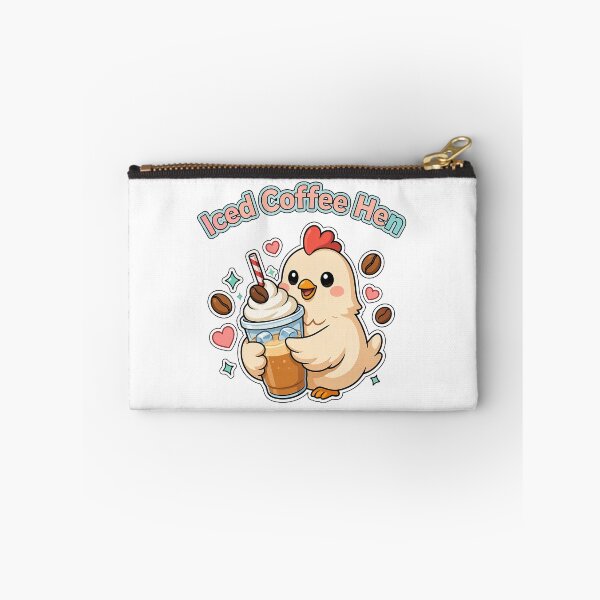Item preview, Iced Coffee Hen Funny Coffee lover kawai Hen designed and sold by J-Style-Design.