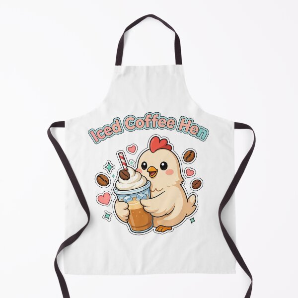 Item preview, Iced Coffee Hen Funny Coffee lover kawai Hen designed and sold by J-Style-Design.