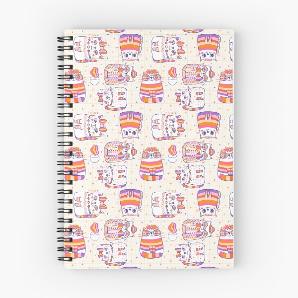 Item preview, Cute doodle hand drawn cats colorful kawaii animal designed and sold by Pravokrugulnik.