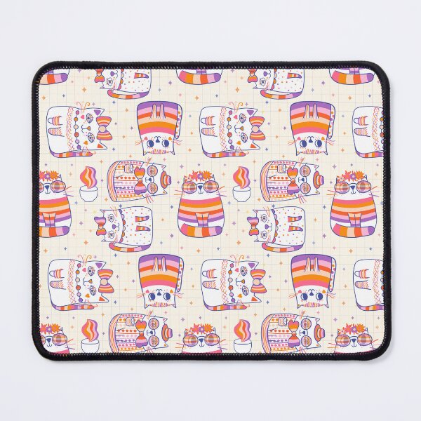 Item preview, Cute doodle hand drawn cats colorful kawaii animal designed and sold by Pravokrugulnik.