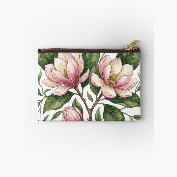 Item preview, Elegant Watercolor Pink Magnolia Floral Tile designed and sold by 0Zetgest.