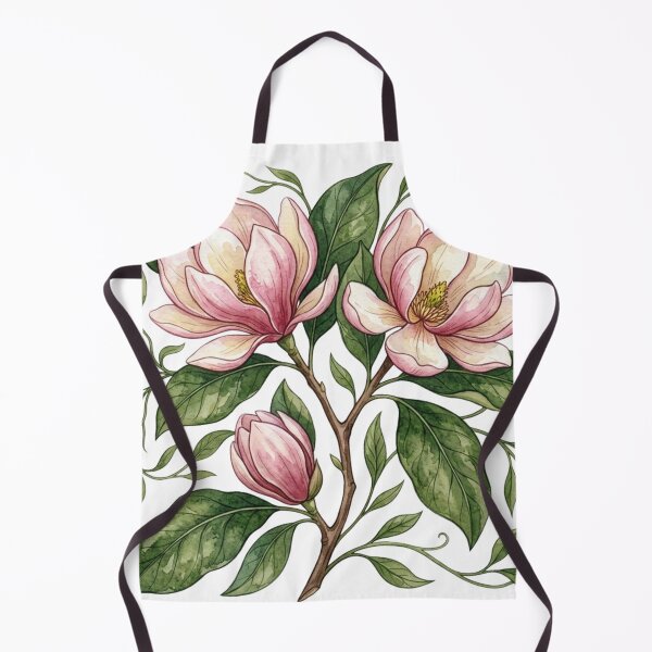 Item preview, Elegant Watercolor Pink Magnolia Floral Tile designed and sold by 0Zetgest.