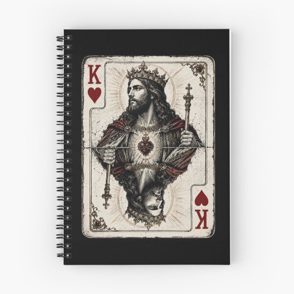 Item preview, Jesus King of Hearts Religious Christian designed and sold by borutawear.