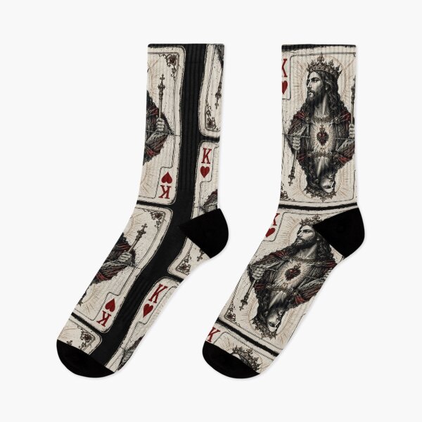 Item preview, Jesus King of Hearts Religious Christian designed and sold by borutawear.