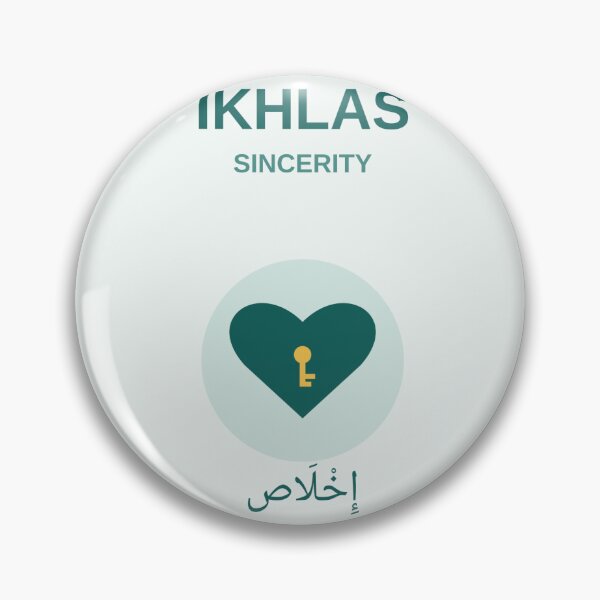 Item preview, Ikhlas Sincerity Arabic Calligraphy Sticker designed and sold by mdadnan159.