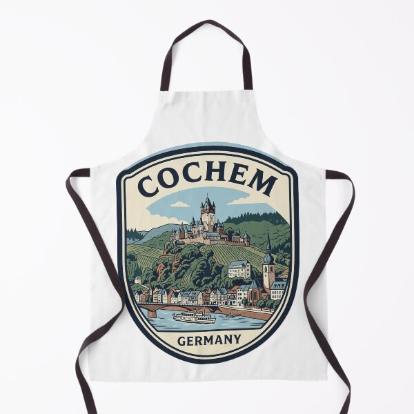 Item preview, Cochem Germany Reichsburg Castle Vintage Travel Emblem designed and sold by k3rstman1.