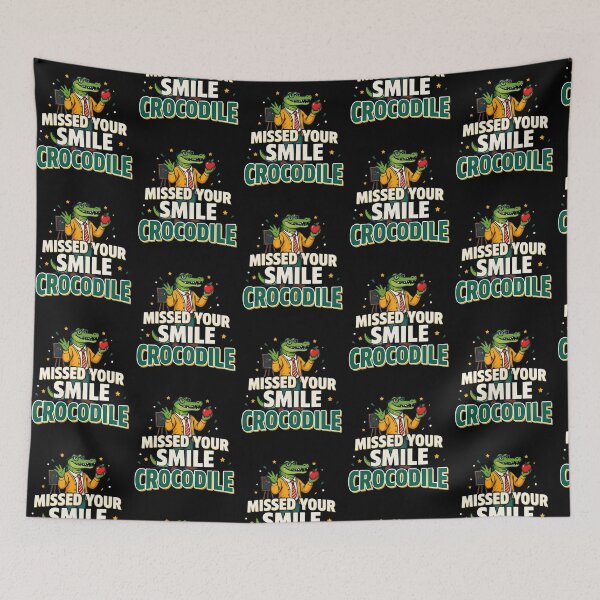 Item preview, Missed Your Smile Crocodile Back to School Teacher designed and sold by Redgiant87x.