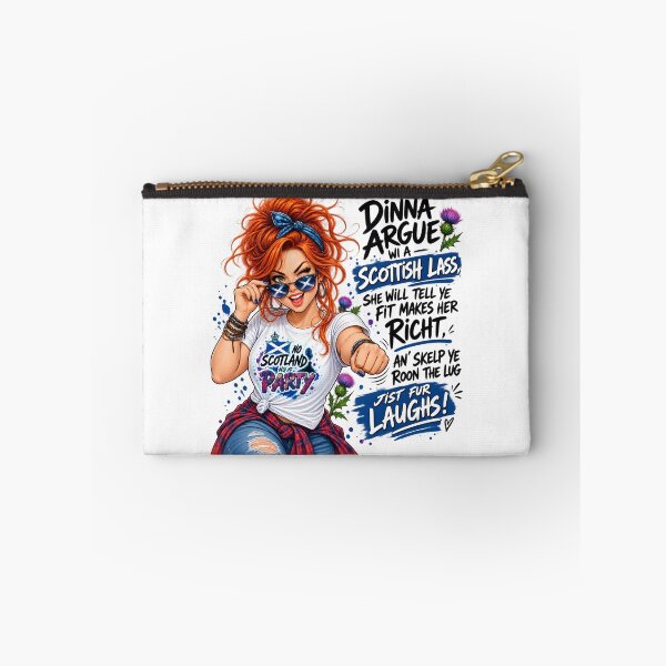 Item preview, Dinna Argue Wi A Scottish Lass – Funny Scottish Saying, Scottish Humour designed and sold by SMalcolmDesigns.