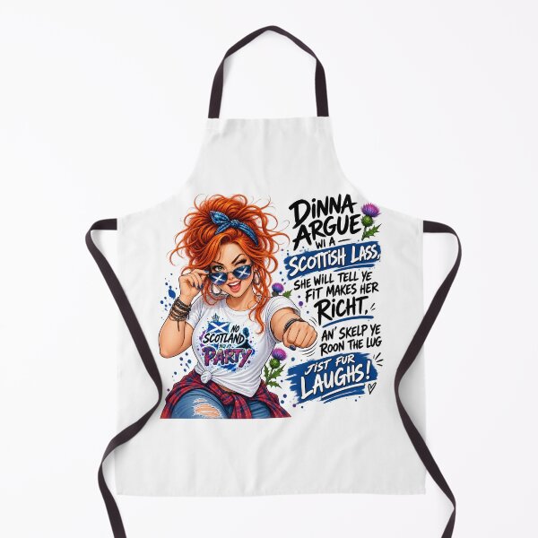 Item preview, Dinna Argue Wi A Scottish Lass – Funny Scottish Saying, Scottish Humour designed and sold by SMalcolmDesigns.
