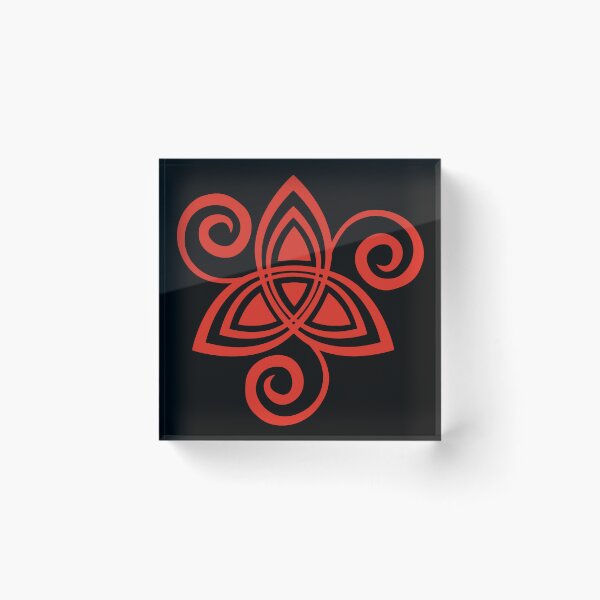 Item preview, Red Celtic flower designed and sold by Lagueny.