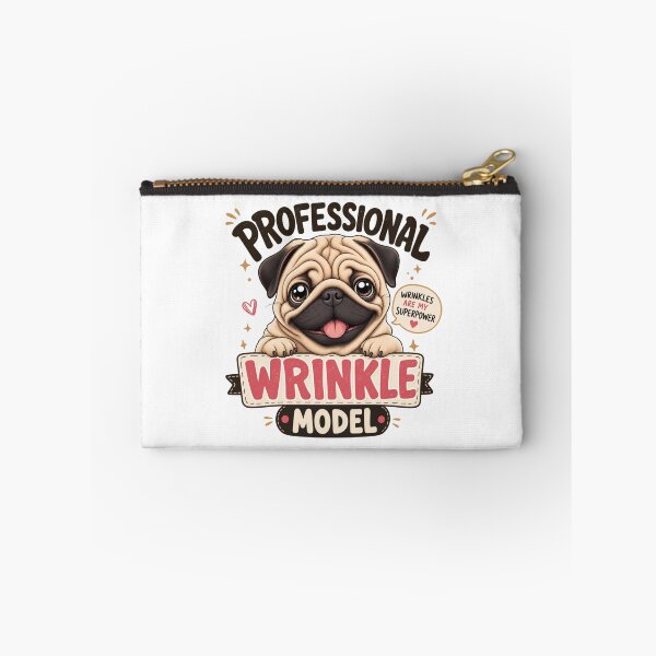 Item preview, Professional Wrinkle Model Pug Dog Dad Funny Kawaii T-Shirt designed and sold by Ashley critters.