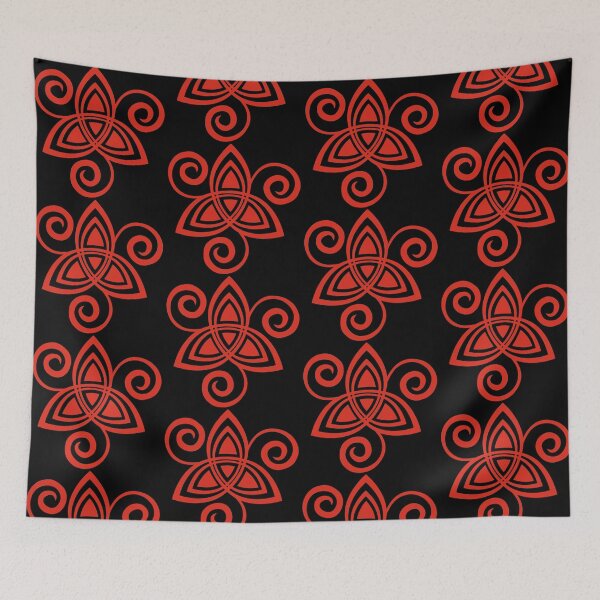 Item preview, Red Celtic flower designed and sold by Lagueny.