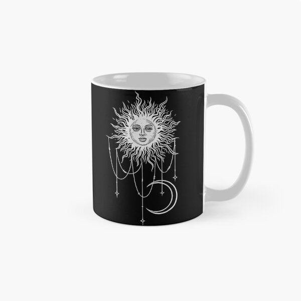 Item preview, Vintage Mystical Celestial Sun Crescent Moon Astrology Sacred Geometry Aesthetic Art designed and sold by Taniyah Gomes.