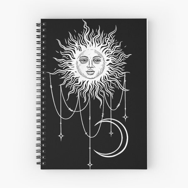 Item preview, Vintage Mystical Celestial Sun Crescent Moon Astrology Sacred Geometry Aesthetic Art designed and sold by Taniyah Gomes.
