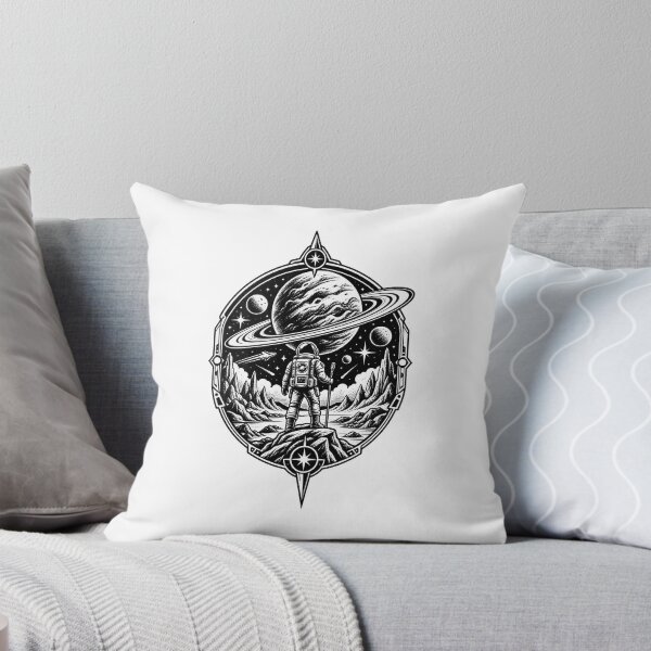 Item preview, Astronaut Beneath a Ringed Planet  Tags designed and sold by AuudiVasustudio.