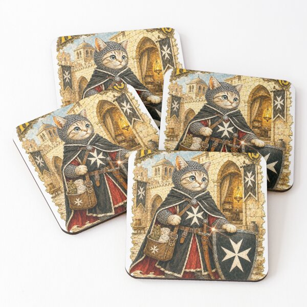 Item preview, The Cat Knight of the Hospitallers  designed and sold by FULLCOLOR2099.