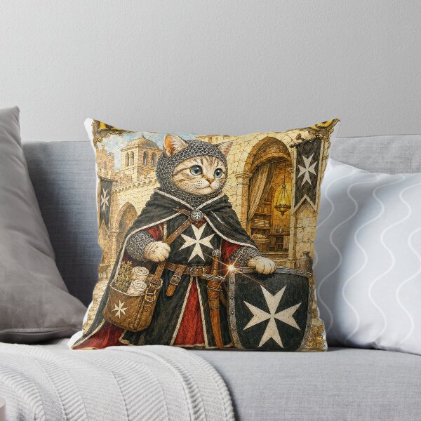 Item preview, The Cat Knight of the Hospitallers  designed and sold by FULLCOLOR2099.