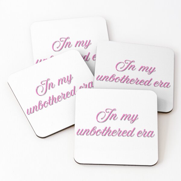 Item preview, In My Unbothered Era - Aesthetic Pink Quote  designed and sold by NotYourClub.
